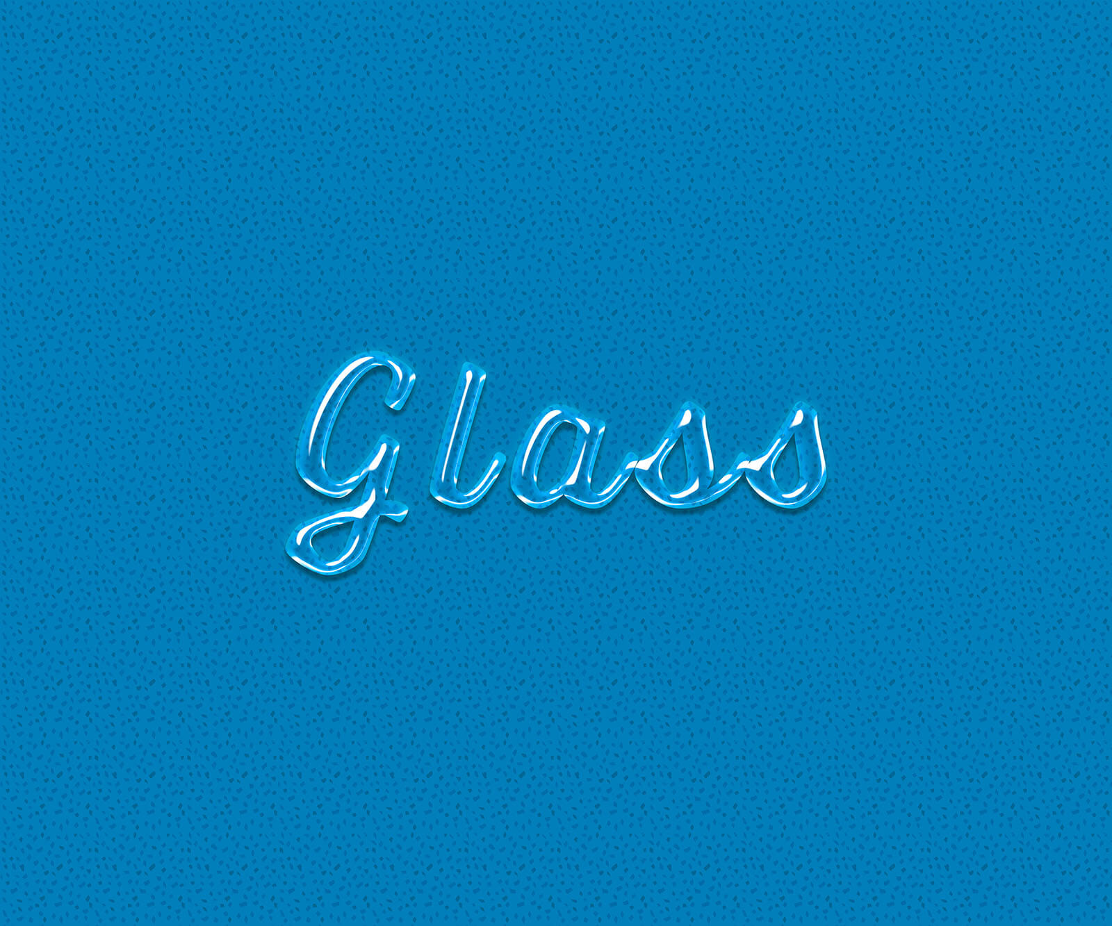Download Free Free Glass Text Effect PSD