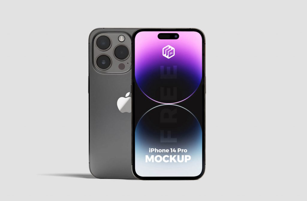 Free iPhone 14 Max Pro Mockup PSD - PsFiles