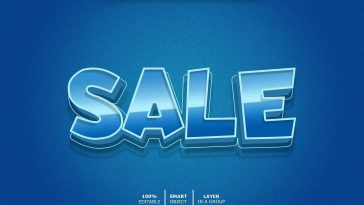 Sale PSD Text Effect Free Download