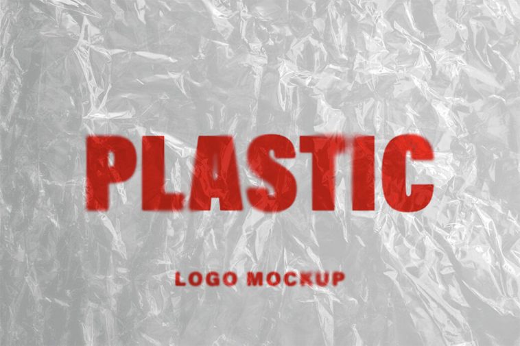 Plastic Wrap Logo Mockup