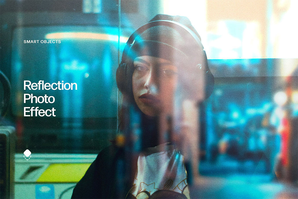 Reflection Photo Effect Free PSD file PsFiles Free Files