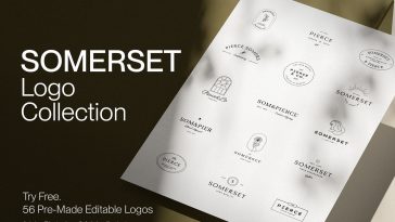 Elegant Logo Design Template Collection PSD, Ai, EPS Files