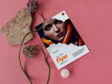 Free A4 Flyer / Flier Mockup PSD