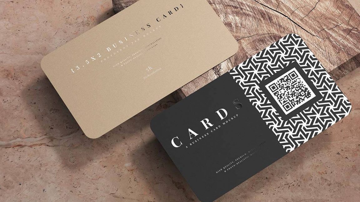 Free Foil Embossed Business Card Mockup PSD PsFiles