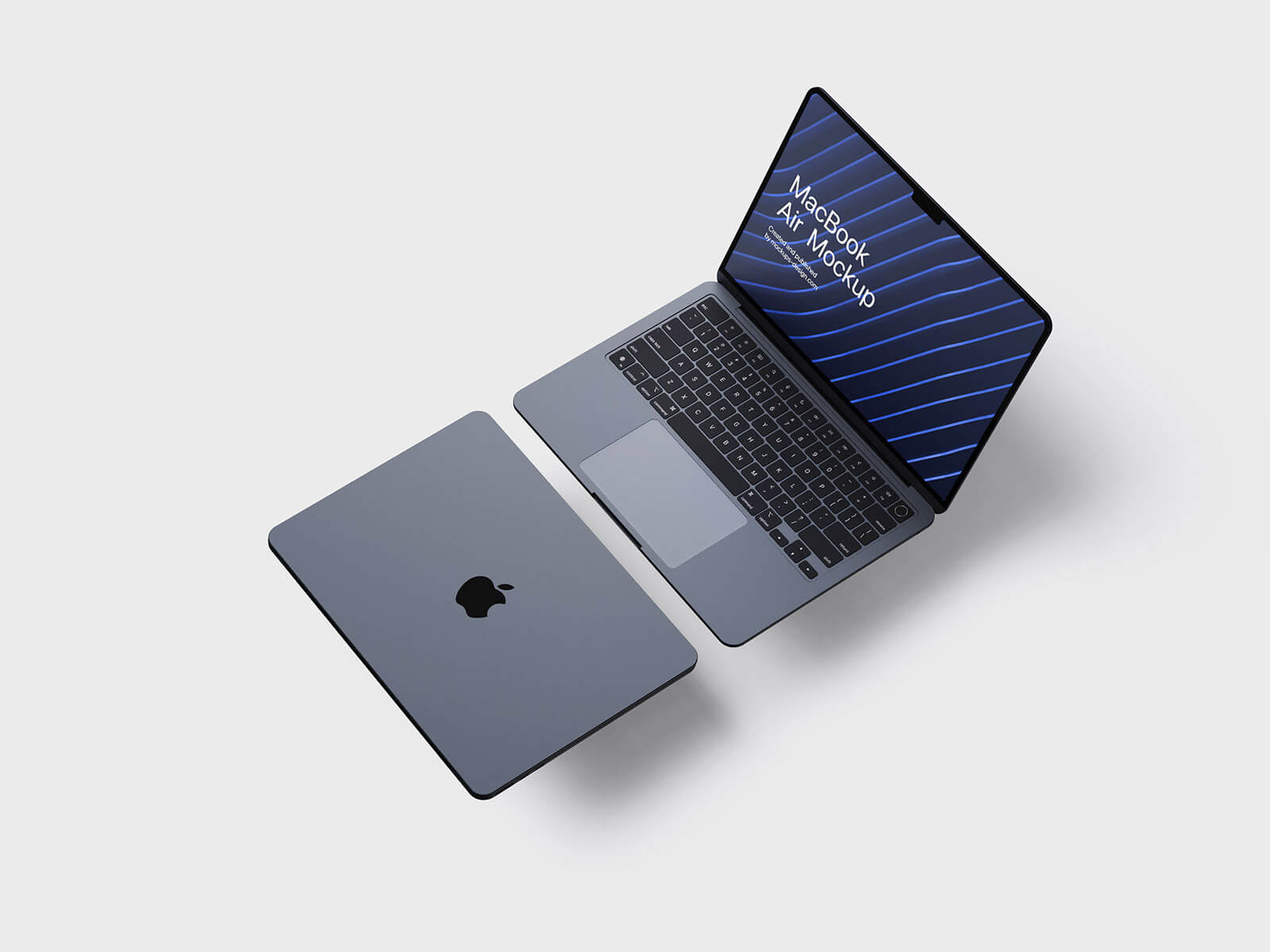 5 Free MacBook Air 2022 Mockup PSD Files