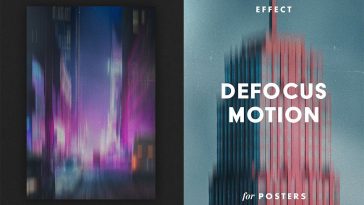 Defocus Motion Effect for Posters