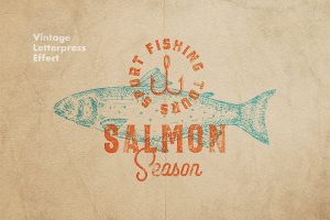 Vintage Letterpress Effect