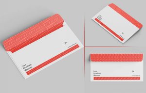 DL Envelope Mockup PSD
