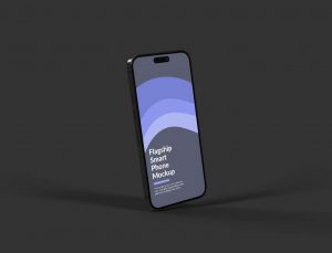FREE Animated (PSD to GIF) iPhone 14 Pro Mockup