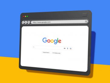 Free 3D Web Browser Mockup PSD