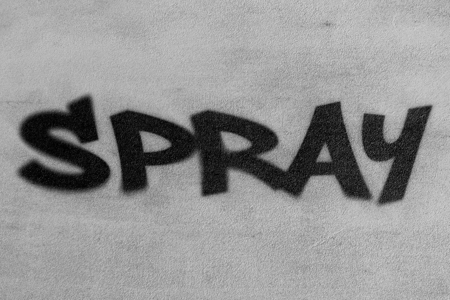 Free Spray Paint Text Logo Mockup Effect Template PSD PsFiles