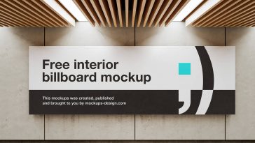 Interior Billboard Mockup