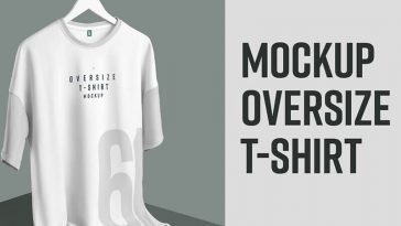 Free Oversize T-shirt Mockup PSD - PsFiles