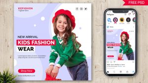 Christmas Winter Season Sale Free Instagram Post Design Template PSD