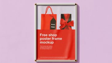 Shop Poster Frame Mockup