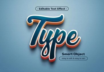 Type Text Style Effect