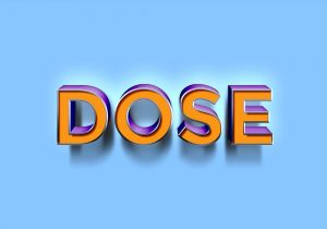 Dose Text Effect PSD