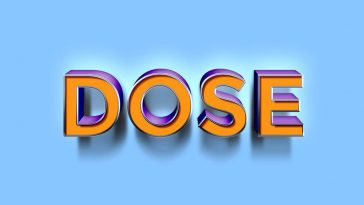 Dose Text Effect PSD