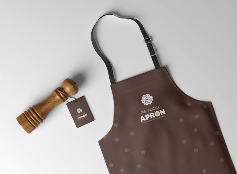 free-apron-mockup