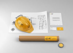 Free Construction Branding Mockup