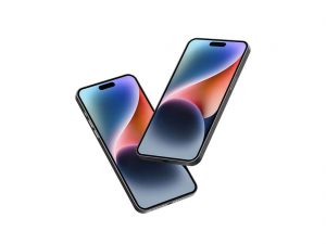 Floating iPhone 14 Pro Max Mockup