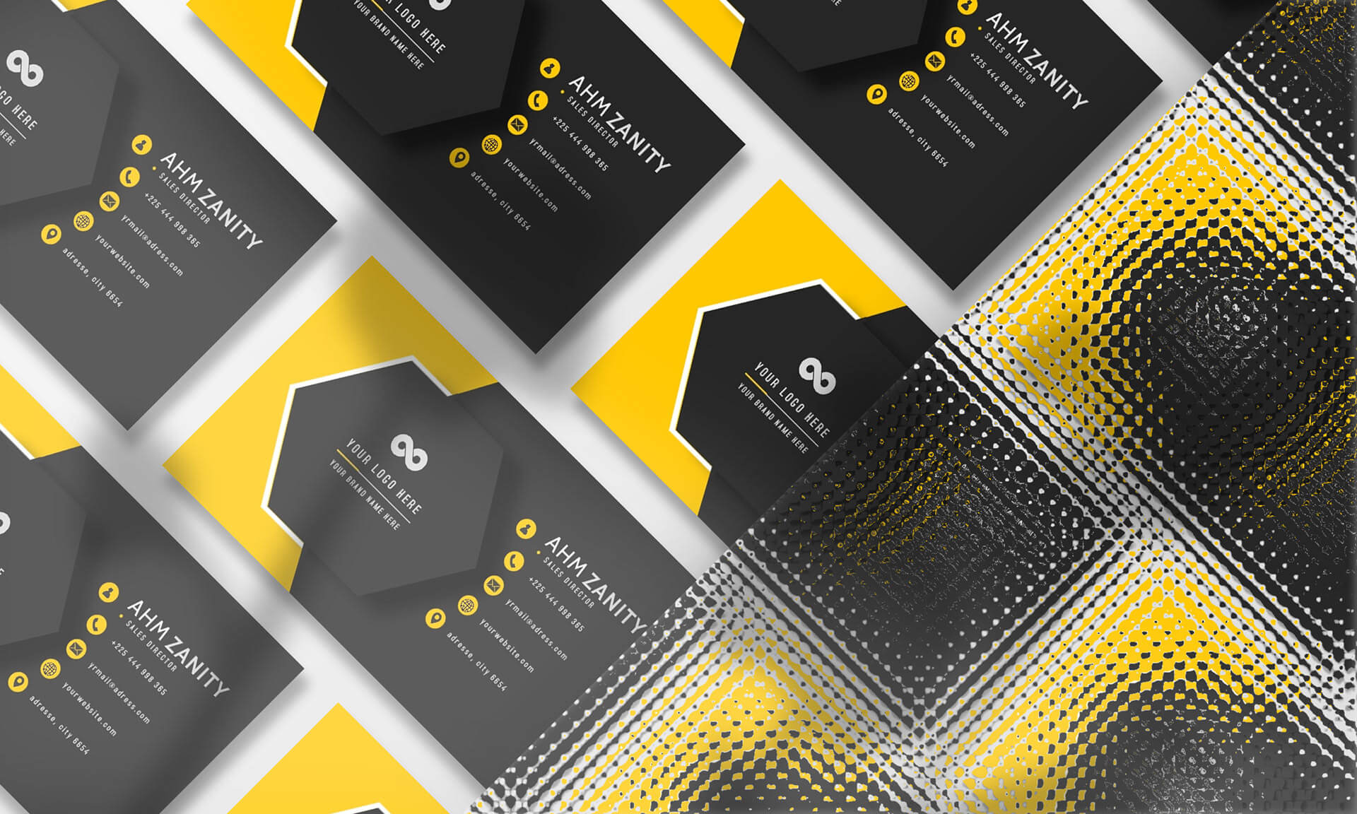 Free Business Card Mockup