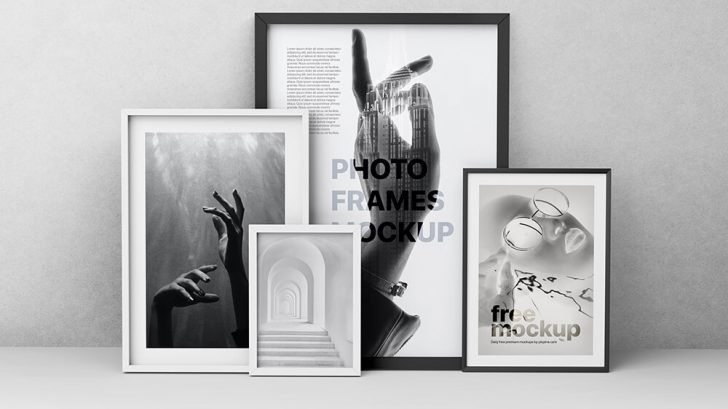 Free Wall Picture Frame Mockup PSD   PsFiles