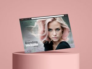 Free Premium Branding Website Mockup