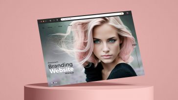 Free Premium Branding Website Mockup