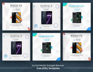 Free Smartphone Sale Ad Post PSD Templates