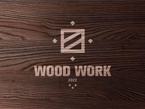 Free Wooden Logo Mockup