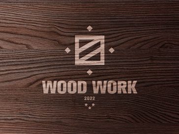 Free Wooden Logo Mockup