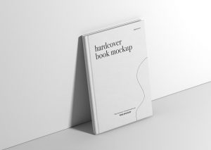 Free Hardcover Book PSD Mockup