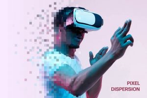 Pixel Dispersion Photo Effect