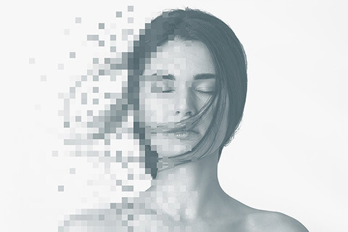 Pixel Dispersion Photo Effect