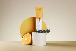 Podium Cosmetic Tube Mockup Scene for Branding