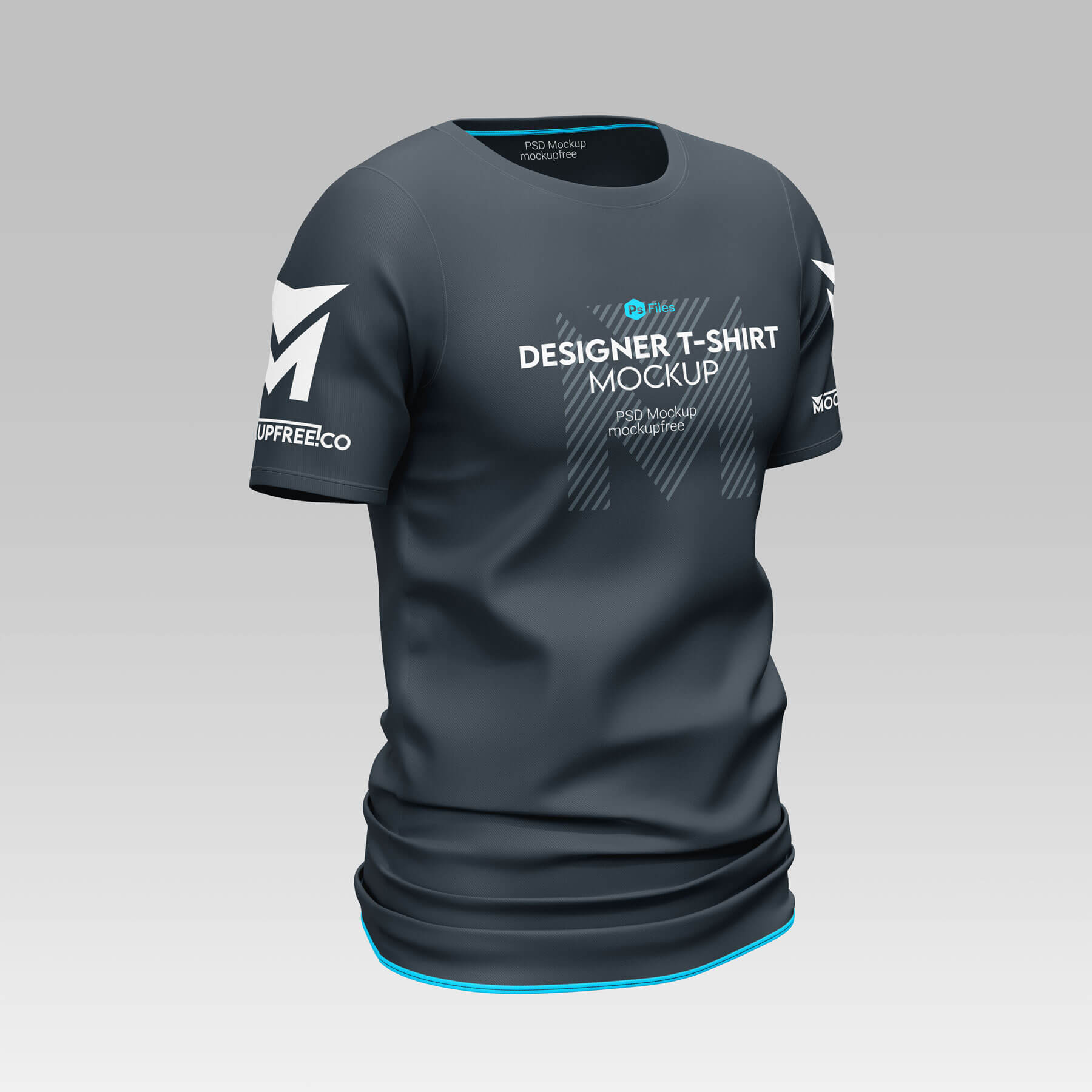 Free Designer T Shirt Mockup PSD