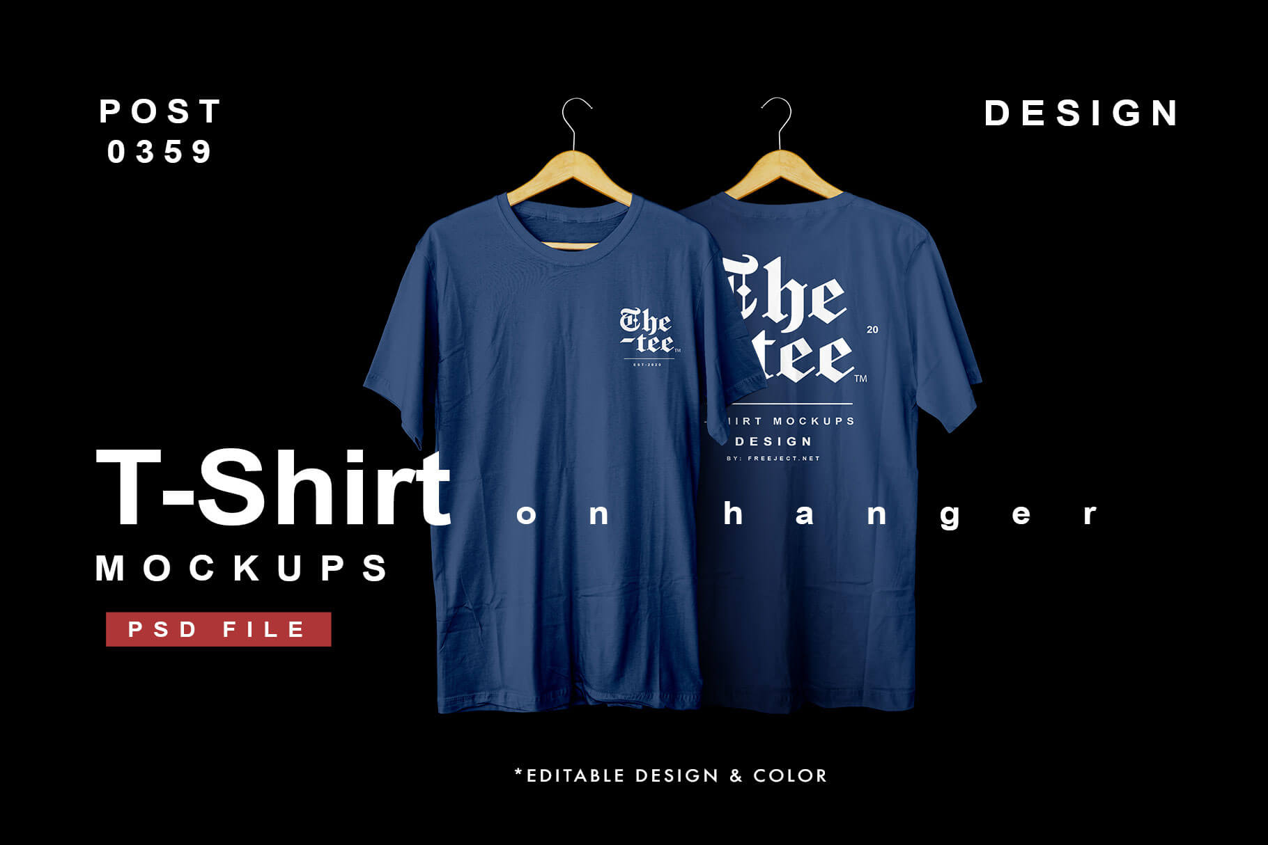 free download mockup t shirt photoshop front and back