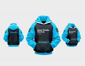 Free Men’s Hoodie Mockup PSD Set