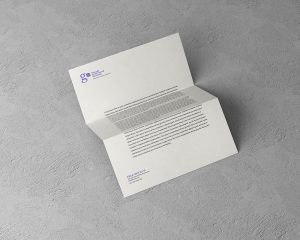 Free Simple A4 Letterhead Mockup