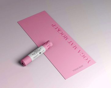 Free Yoga Mat Mockup
