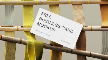 Free ​​​​​​​Business Card Mockup
