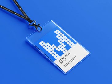 4 Free Laminated ID Card Mockup PSD Files