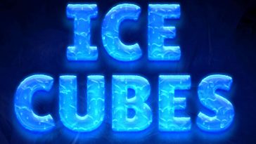 Ice Cubes Text Style Freebie PSD