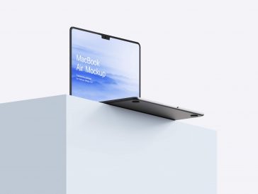 Clean MacBook Mockup