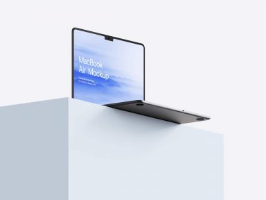 Clean MacBook Mockups Free PSD set - PsFiles