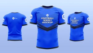 New Free Football Soccer Jersey Mockups PSD set PsFiles