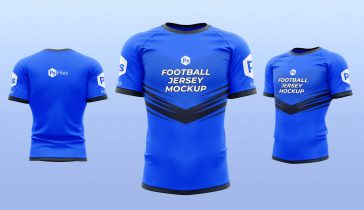 New Free Football Soccer Jersey Mockups PSD set PsFiles