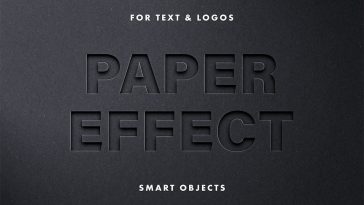 Cutout Paper Text Effect