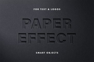 Cutout Paper Text Effect